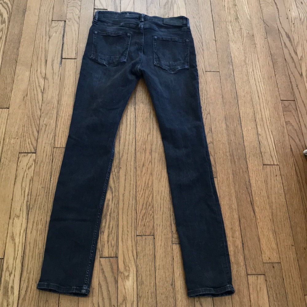 All Saints Grey Cigarette Jeans, 28 - Picture 7 of 8